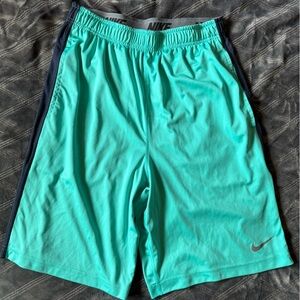 Nike dry-fit Men's Teal Athletic Shorts size Medium